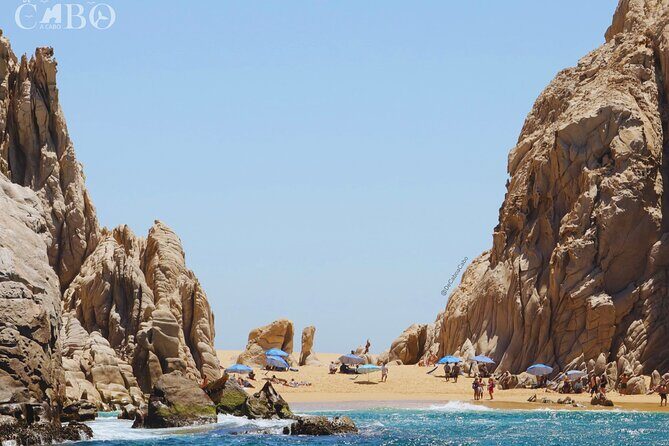 Private Tour to the Arch of Cabo San Lucas by Glass Bottom Boat - Beach stops: Divorce Beach and Lover’s Beach, explained so it clicks