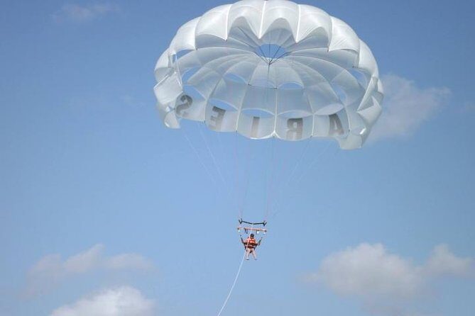 Single or Double Parasailing in Cabo with Views of The Arch - The Time Math: 10–12 Minutes in the Air, About 1.5 Hours Total