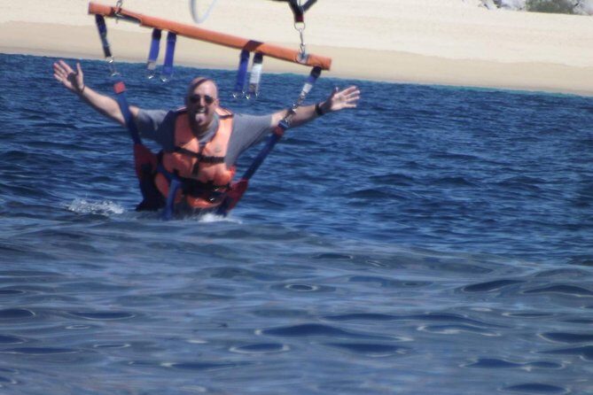 Single or Double Parasailing in Cabo with Views of The Arch - Medano Beach Start and Getting to the Boat Without Getting Lost