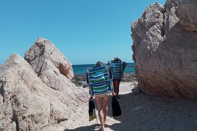 Snorkel Adventure and Hike to a Hidden Beach - The short rock-path hike to the hidden cove