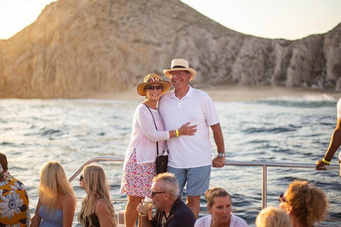 Sunset Cruise in Los Cabos with Jazz and Wine - Pelican Rock, Lover’s Beach, and the Arch Photo Moment