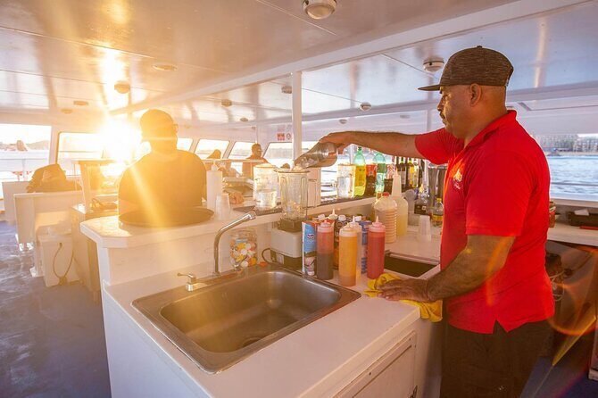 Sunset Sail Tour with Local Food - Dinner buffet at anchor: Mexican Flavors with tacos, salsas, and the wind question
