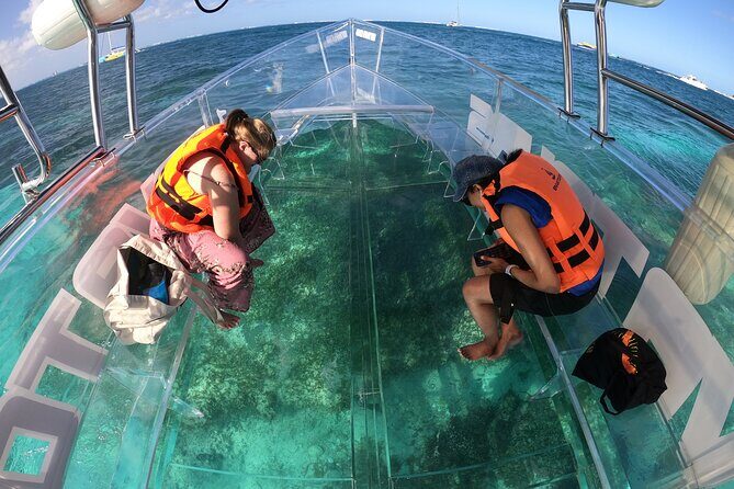 Tour to Arch in the only Clear Boat in Cabo Cruise Hotel PICKUP! - Stop-by-stop: Arch, beaches, marina, and Playa de los Amantes