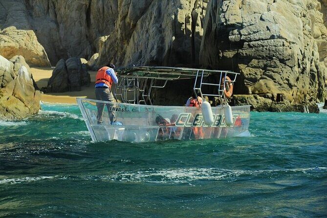 Tour to Arch in the only Clear Boat in Cabo Cruise Hotel PICKUP! - Price and value: the $16 ticket plus the costs you should plan for