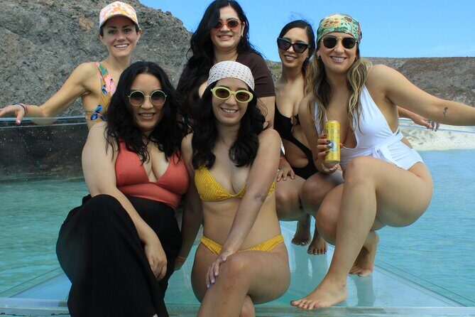 Tour to Arch in the only Clear Boat in Cabo Cruise Hotel PICKUP! - Comfort and safety on a max-15 clear boat