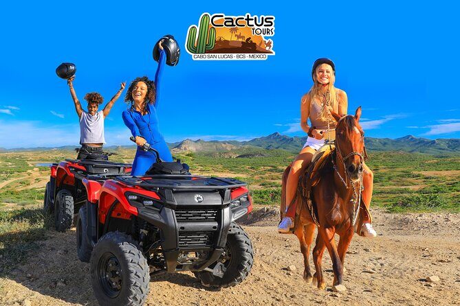 UTV, Free Horseback Ride, and Sky Bike Adventure Combo - The best part for most people: Migriño Beach dunes and ocean cliffs