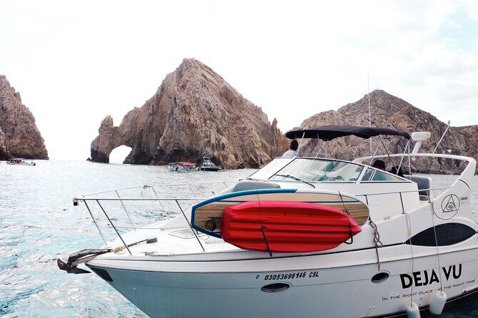 Yacht Carver - Luxury Private Yacht Tour - Cabo San Lucas Beach for Two Hours: Snorkel, Relax, and Eat